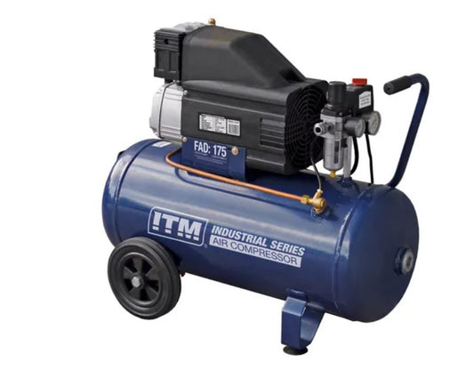 ITM AIR COMPRESSOR, DIRECT DRIVE, 2.5HP 50LTR FAD 175L/MIN TM350-25050 Pick Up In Store Compressor ITM