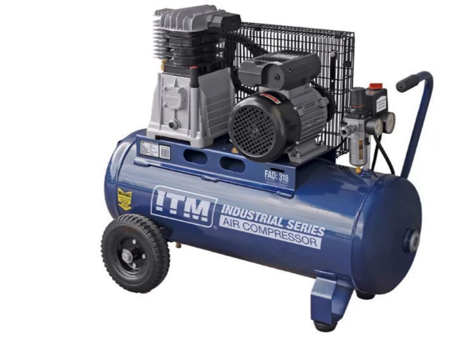 ITM Air Compressor, Belt Drive, 3.0hp 50ltr Fad 318l/Min TM351-30050 Pick Up In Store Compressor ITM