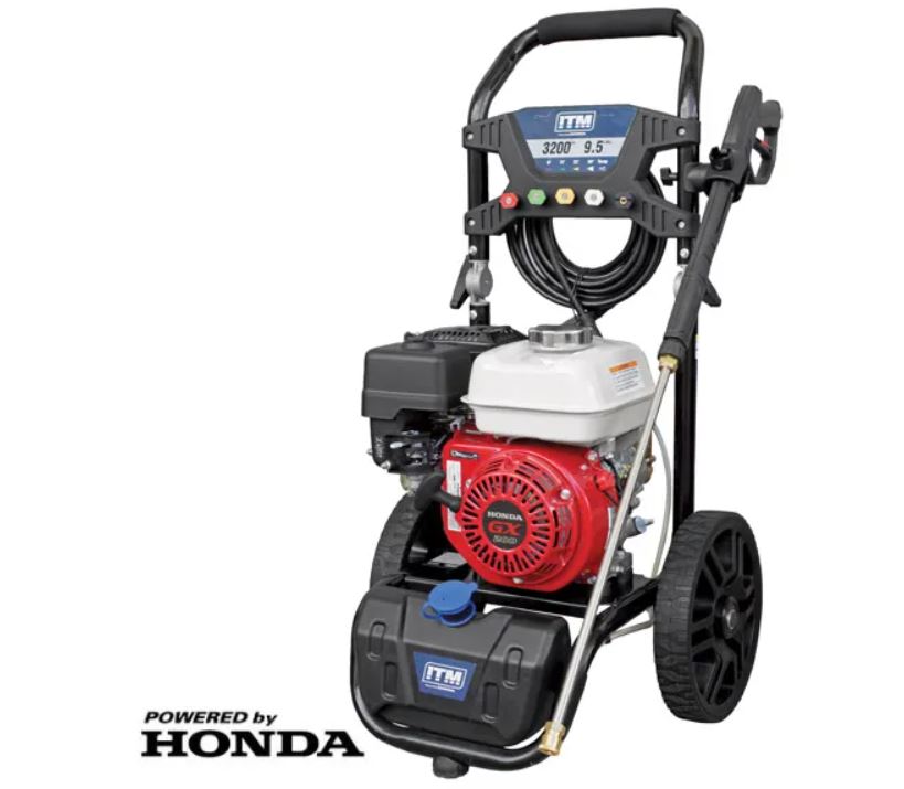 ITM Petrol Pressure Washer Gx200 Honda Engine 3200psi 9.5l/Min TM542-3200 Pick Up In Store Pressure Washer ITM