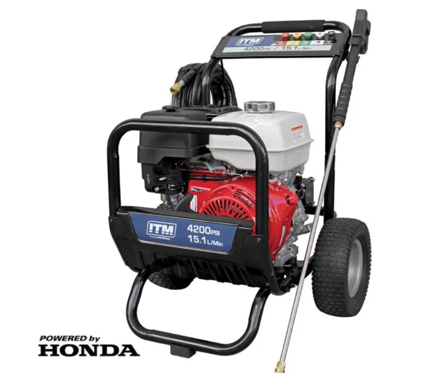 ITM Petrol Pressure Washer Gx390 Honda Engine 4200psi 15.1l/Min TM542-4200 Pick Up In Store Pressure Washer ITM