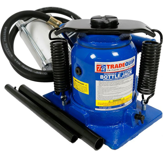 TQB Bottle Jack Squat Air/Hydraulic 20,000kg TQBJ20TAS Pick Up In Store Jack TQB Trade Quip