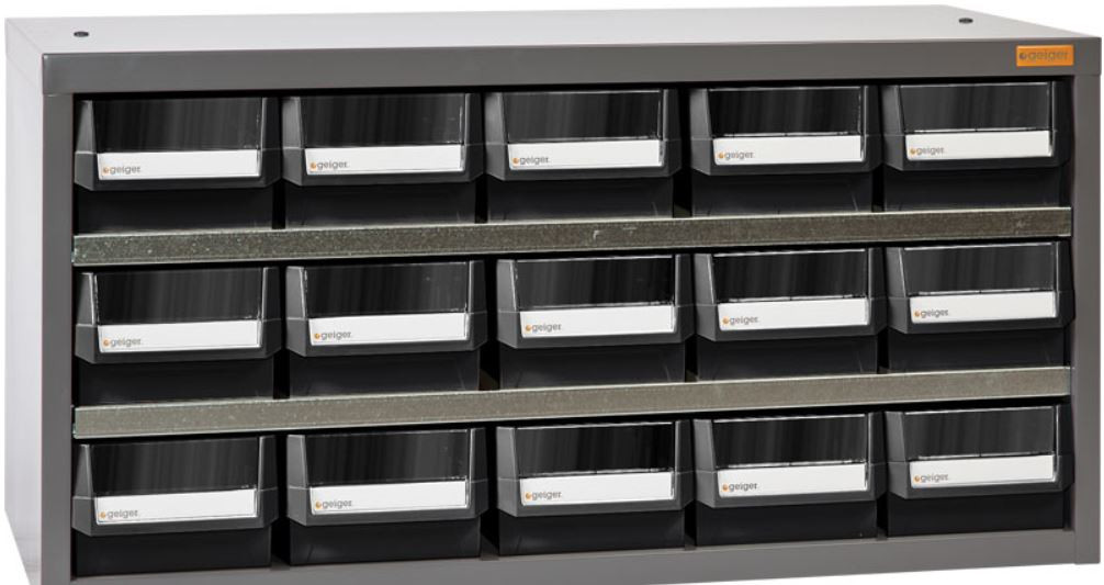 Geiger 15 Drawer HD Parts Cabinet HD515 Pick Up In Store