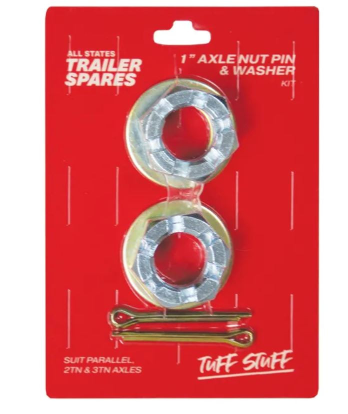 All States Trailer Axle Nut, Pin & Washer 1in x 2 R1330A